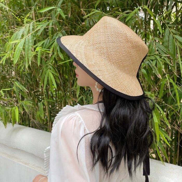 Melanie Straw Bucket Hat | Peili