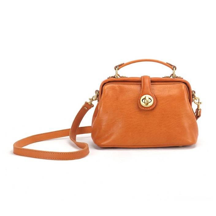 Luda Vegetable Tanned Leather Top Handle Bag